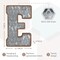 Galvanized Metal Letters for Wall Decor 3D Letter E for Hanging or Freestanding Unique Blend of Rustic Vintage Western and Industrial Styles Fits for Living Room Lobby Kitchen Bedroom Decoration